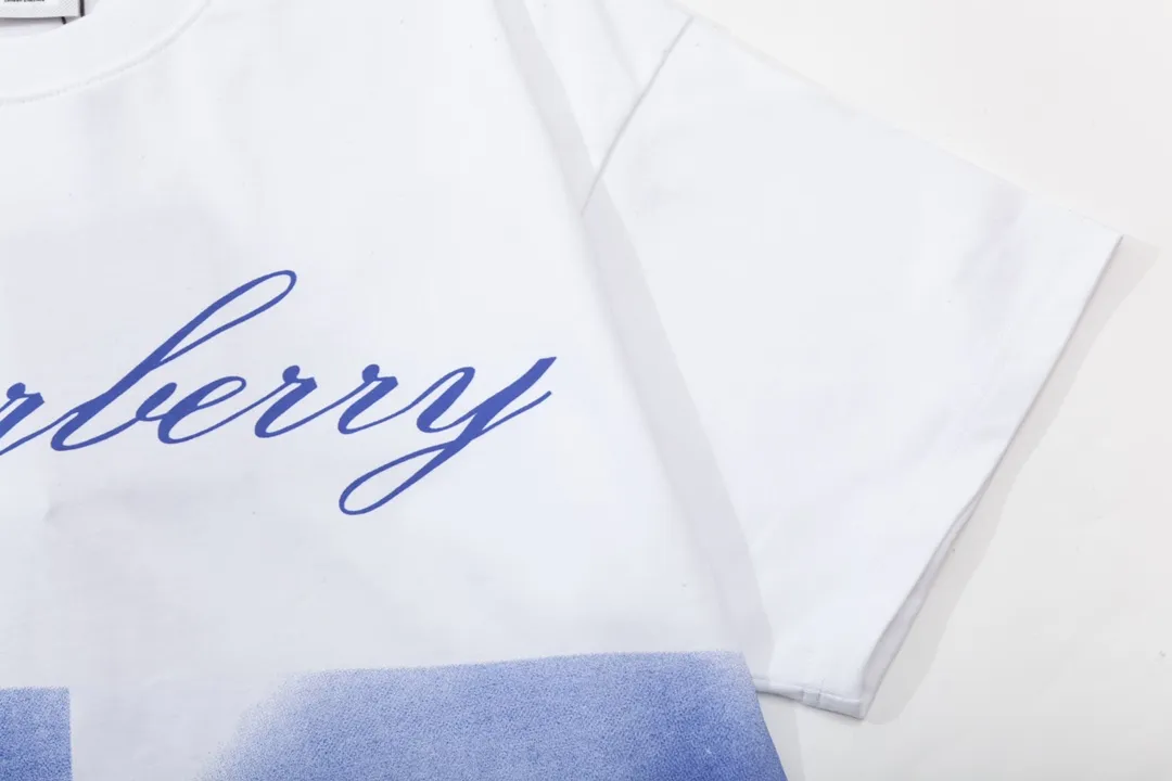 BURBERRY Logo Classic Retro Same Style T 260 Versatile : Black Size：XS~L